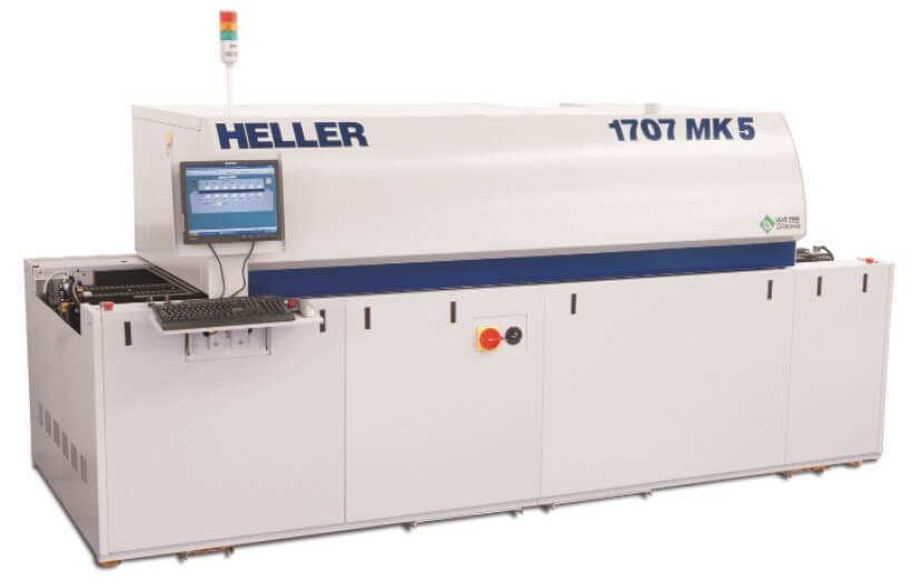 Reflow Heller 1707 | ADDAT s.r.o. | Zakázková výroba elektroniky, EMS služby - Liberec
